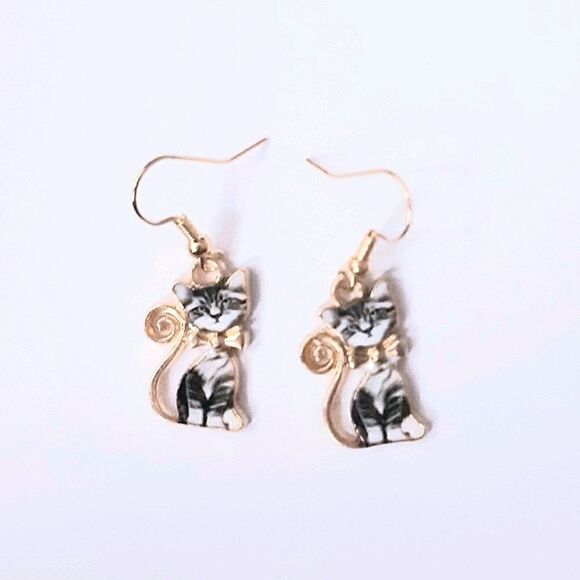 CatโEarringsโโ - Picture 5 of 7